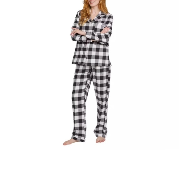 Lands' End Women's Flannel Pajama Set 2-Piece Small - Picture 2 of 6